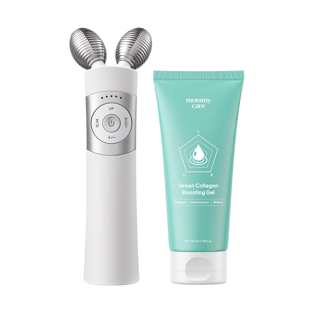 Sharp Jawline Sculpting EMS Device with Boosting Gel