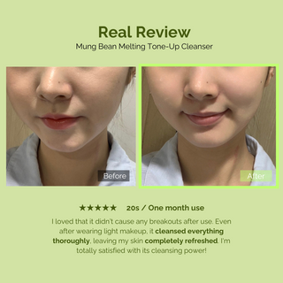 Mung Bean Melting Tone-Up Cleanser